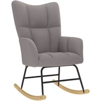 Schaukelstuhl Taupe Stoff vidaXL Schaukelstuhl Taupe Stoff vidaXL von VIDAXL