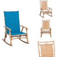 Vidaxl - Schaukelstuhl mit Kissen Bambus - Bambus Sessel - Gartenstuhl - Outdoor Möbel - Balkonmöbel - Lounge Chair Vidaxl - Schaukelstuhl mit Kissen Bambus - Bambus Sessel - Gartenstuhl - Outdoor Möbel - Balkonmöbel - Lounge Chair von VIDAXL