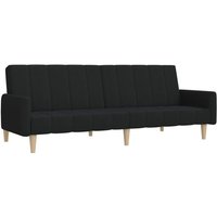 Schlafsofa 2-Sitzer Schwarz Stoff Vidaxl von VIDAXL
