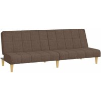 Schlafsofa 2-Sitzer Taupe Stoff Vidaxl von VIDAXL