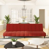 Schlafsofa 2-Sitzer Weinrot Samt Vidaxl Schlafsofa 2-Sitzer Weinrot Samt Vidaxl von VIDAXL