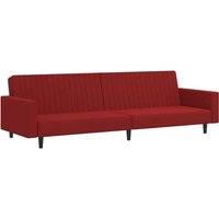 Schlafsofa 2-Sitzer Weinrot Samt Vidaxl Schlafsofa 2-Sitzer Weinrot Samt Vidaxl von VIDAXL