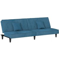 Schlafsofa Blau Samt Vidaxl Schlafsofa Blau Samt Vidaxl von VIDAXL
