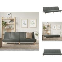 Vidaxl - Schlafsofa Dunkelgrau Stoff - Schlafsofa - Sofa Bett - Gästebett - Wohnraum Möbel - Polstersofa Vidaxl - Schlafsofa Dunkelgrau Stoff - Schlafsofa - Sofa Bett - Gästebett - Wohnraum Möbel - Polstersofa von VIDAXL