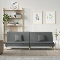 Schlafsofa Dunkelgrau Stoff - Vidaxl von VIDAXL