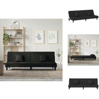 Schlafsofa Schwarz Samt - Samtsofa - Schlafsofa - Gästebett - Wohnzimmersofa - Sofa Bett Schlafsofa Schwarz Samt - Samtsofa - Schlafsofa - Gästebett - Wohnzimmersofa - Sofa Bett von VIDAXL