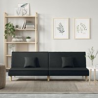 Schlafsofa Schwarz Stoff - Vidaxl von VIDAXL