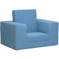 Schlafsofa für Kinder Blau Weicher Plüsch vidaXL Schlafsofa für Kinder Blau Weicher Plüsch vidaXL von VIDAXL