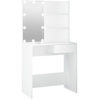 Schminktisch mit led Weiß 74,5x40x141 cm Vidaxl Schminktisch mit led Weiß 74,5x40x141 cm Vidaxl von VIDAXL