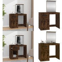 Vidaxl - Schminktisch mit Spiegel Räuchereiche 90x50x132,5 cm - Schminktisch - Kosmetiktisch - Badezimmermöbel - Spiegelschrank - Makeup Tisch - Home Vidaxl - Schminktisch mit Spiegel Räuchereiche 90x50x132,5 cm - Schminktisch - Kosmetiktisch - Badezimmermöbel - Spiegelschrank - Makeup Tisch - Home von VIDAXL