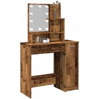 Schminktisch mit led Altholz-Optik 86,5x35x136 cm - Vidaxl Schminktisch mit led Altholz-Optik 86,5x35x136 cm - Vidaxl von VIDAXL
