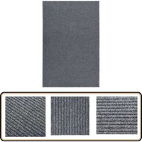 Schmutzfangläufer 100x150 cm Grau - Schmutzfangmatte - Laufmatte - Flurmatten - Treppenlaufmatte - Wohnzimmerteppich von VIDAXL