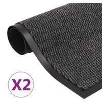Vidaxl - Schmutzfangmatten 2Stk. Rechteckig Getuftet 120x180cm Anthrazit Vidaxl - Schmutzfangmatten 2Stk. Rechteckig Getuftet 120x180cm Anthrazit von VIDAXL