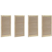 Schranktür 4 pcs Natur 110 x 2,1 x 59,5 cm Massivholz Kiefer vidaXL Schranktür 4 pcs Natur 110 x 2,1 x 59,5 cm Massivholz Kiefer vidaXL von VIDAXL