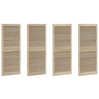 Schranktüren Other mit Tür 4 pcs Braun 140.5 x 59.5 x 2.1 cm Vidaxl von VIDAXL