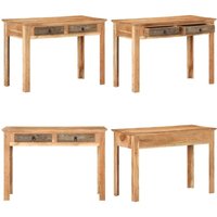Schreibtisch 110x50x75 cm Recyceltes Massivholz - Holz Schreibtisch - Vintage Schreibtisch - Büro Schreibtisch - Altholz Schreibtisch - Recyceltes Schreibtisch 110x50x75 cm Recyceltes Massivholz - Holz Schreibtisch - Vintage Schreibtisch - Büro Schreibtisch - Altholz Schreibtisch - Recyceltes von VIDAXL