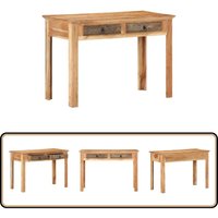 Schreibtisch 110x50x75 cm Recyceltes Massivholz - Holz Schreibtisch - Vintage Schreibtisch - Büro Schreibtisch - Altholz Schreibtisch - Recyceltes Schreibtisch 110x50x75 cm Recyceltes Massivholz - Holz Schreibtisch - Vintage Schreibtisch - Büro Schreibtisch - Altholz Schreibtisch - Recyceltes von VIDAXL