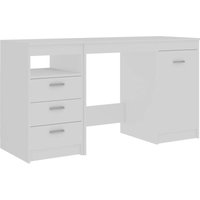 Bonnevie - Computertisch,Schreibtisch Weiß 140x50x76 cm Holzwerkstoff vidaXL von BONNEVIE