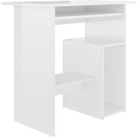 Schreibtisch Hochglanz-Weiß 80x45x74 cm Holzwerkstoff Vidaxl Schreibtisch Hochglanz-Weiß 80x45x74 cm Holzwerkstoff Vidaxl von VIDAXL