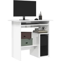 Schreibtisch Hochglanz-Weiß 80x45x74 cm Holzwerkstoff Vidaxl von VIDAXL