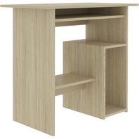 Bonnevie - Computertisch,Schreibtisch Sonoma-Eiche 80x45x74 cm Holzwerkstoff vidaXL von BONNEVIE