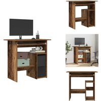 Vidaxl - Schreibtisch Altholz-Optik 80x45x74 cm Holzwerkstoff - Schreibtisch - Schreibtische - Bürotisch - Arbeitstisch Vidaxl - Schreibtisch Altholz-Optik 80x45x74 cm Holzwerkstoff - Schreibtisch - Schreibtische - Bürotisch - Arbeitstisch von VIDAXL