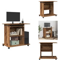 Vidaxl - Schreibtisch Altholz-Optik 80x50x75 cm Holzwerkstoff - Schreibtisch - Schreibtische - Bürotisch - Arbeitstisch von VIDAXL