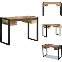 Schreibtisch Altholz - Vintage Schreibtisch - Holz Schreibtisch - Recyclingmöbel - Schreibtisch Gebraucht - Industriel Style von VIDAXL
