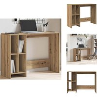 Vidaxl - Schreibtisch Artisan-Eiche 102,5x35x75 cm Holzwerkstoff - Schreibtisch - Schreibtische - Bürotisch - Arbeitstisch von VIDAXL