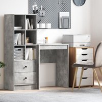 Schreibtisch Beton grau Spanplatte 60 x 40 x 76 cm Schreibtisch vidaXL996596 Schreibtisch Beton grau Spanplatte 60 x 40 x 76 cm Schreibtisch vidaXL996596 von VIDAXL
