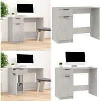 Schreibtisch Betongrau 100x50x75 cm Holzwerkstoff - Schreibtisch - Homeoffice - Bürostuhl - Holzwerkstoff - Grau - Home & Living von VIDAXL