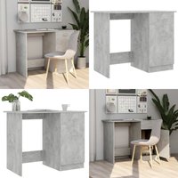 Vidaxl - Schreibtisch Betongrau 100x50x76 cm Holzwerkstoff - Schreibtisch - Holzwerkstoff Schreibtisch - Moderner Schreibtisch - Grauer Schreibtisch von VIDAXL
