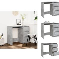 Schreibtisch Betongrau 90x45x76 cm Holzwerkstoff - Schreibtisch - Holzwerkstoff - Betongrau - Schreibtisch Grau - Bürostuhl Schreibtisch Betongrau 90x45x76 cm Holzwerkstoff - Schreibtisch - Holzwerkstoff - Betongrau - Schreibtisch Grau - Bürostuhl von VIDAXL