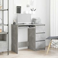 Schreibtisch Betongrau 90x45x76 cm Holzwerkstoff - Vidaxl von VIDAXL