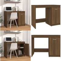Schreibtisch Braun Eichen-Optik 100x50x76 cm Holzwerkstoff - Bürostuhl - Schreibtisch - Home Office - Arbeitsplatz - Eiche Optik - Home & Living von VIDAXL