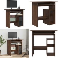 Schreibtisch Braun Eichen-Optik 80x45x74 cm Holzwerkstoff - Eichenschreibtisch - Schreibtisch Braun - Bürotisch - Home Office Möbel - Schreibtisch von VIDAXL