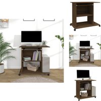 Schreibtisch Braun Eichen-Optik 80x50x75 cm Holzwerkstoff - Schreibtisch - Laptoptisch - PC-Tisch - Home Office - Holzwerkstoff Schreibtisch Braun Eichen-Optik 80x50x75 cm Holzwerkstoff - Schreibtisch - Laptoptisch - PC-Tisch - Home Office - Holzwerkstoff von VIDAXL