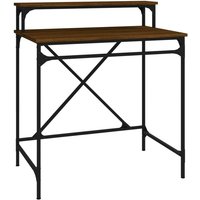 Schreibtisch Braun Eichen-Optik 80x50x90 cm Holzwerkstoff Eisen vidaXL Schreibtisch Braun Eichen-Optik 80x50x90 cm Holzwerkstoff Eisen vidaXL von VIDAXL