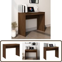 Schreibtisch Braun Eichen-Optik 90x40x72 cm Holzwerkstoff - Eichendekor - Schreibtisch - Home Office - Bürostuhl - Holzwerkstoff von VIDAXL