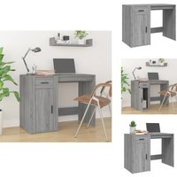 Schreibtisch Grau Sonoma 100x49x75 cm Holzwerkstoff - Bürostuhl - Schreibtisch Grau - Home Office - Holzwerkstoffmöbel - Moderner Schreibtisch Schreibtisch Grau Sonoma 100x49x75 cm Holzwerkstoff - Bürostuhl - Schreibtisch Grau - Home Office - Holzwerkstoffmöbel - Moderner Schreibtisch von VIDAXL