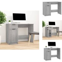 Vidaxl - Schreibtisch Grau Sonoma 100x50x75 cm Holzwerkstoff - Schreibtisch - Grau - Holzwerkstoff - Home Office - Bürostuhl von VIDAXL