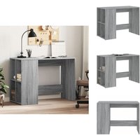 Vidaxl - Schreibtisch Grau Sonoma 102x50x75 cm Holzwerkstoff - Schreibtisch - Home Office - Grau - Holzwerkstoff - Bürostuhl von VIDAXL