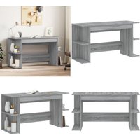 Vidaxl - Schreibtisch Grau Sonoma 140x50x75 cm Holzwerkstoff - Schreibtisch - Holzwerkstoff - Grau Sonoma - Home Office - Bürostuhl - Home & Living Vidaxl - Schreibtisch Grau Sonoma 140x50x75 cm Holzwerkstoff - Schreibtisch - Holzwerkstoff - Grau Sonoma - Home Office - Bürostuhl - Home & Living von VIDAXL