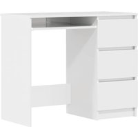 Schreibtisch Hochglanz-Weiß 90x45x76 cm Holzwerkstoff Vidaxl von VIDAXL