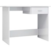 Bonnevie - Computertisch,Schreibtisch Hochglanz-Weiß 100×50×76 cm Holzwerkstoff vidaXL von BONNEVIE