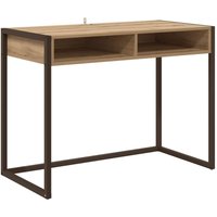 Schreibtisch Kunsthandwerk Eiche 100 x 50 x 75 cm Holzwerkstoff vidaXL von VIDAXL