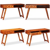 Schreibtisch Massivholz 118 x 50 x 76 cm - Antikstil Schreibtisch - Holzsreibtisch - Palisander Schreibtisch - Bürotisch - Home Office Schreibtisch von VIDAXL