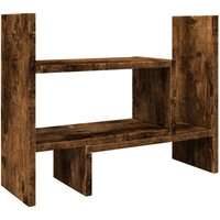 Vidaxl - Schreibtisch-Organizer Räuchereiche 38,5x17x39 cm Holzwerkstoff von VIDAXL