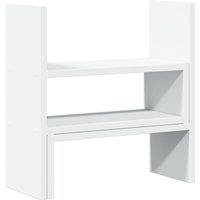 Schreibtisch-Organizer Verstellbar Weiß 40x17x41 cm Vidaxl von VIDAXL