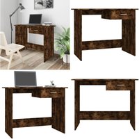 Schreibtisch Räuchereiche 100x50x76 cm Holzwerkstoff - Holz Schreibtisch - Bürotisch - Schreibtisch Braun - Schreibtisch Modern - Home Office Möbel Schreibtisch Räuchereiche 100x50x76 cm Holzwerkstoff - Holz Schreibtisch - Bürotisch - Schreibtisch Braun - Schreibtisch Modern - Home Office Möbel von VIDAXL